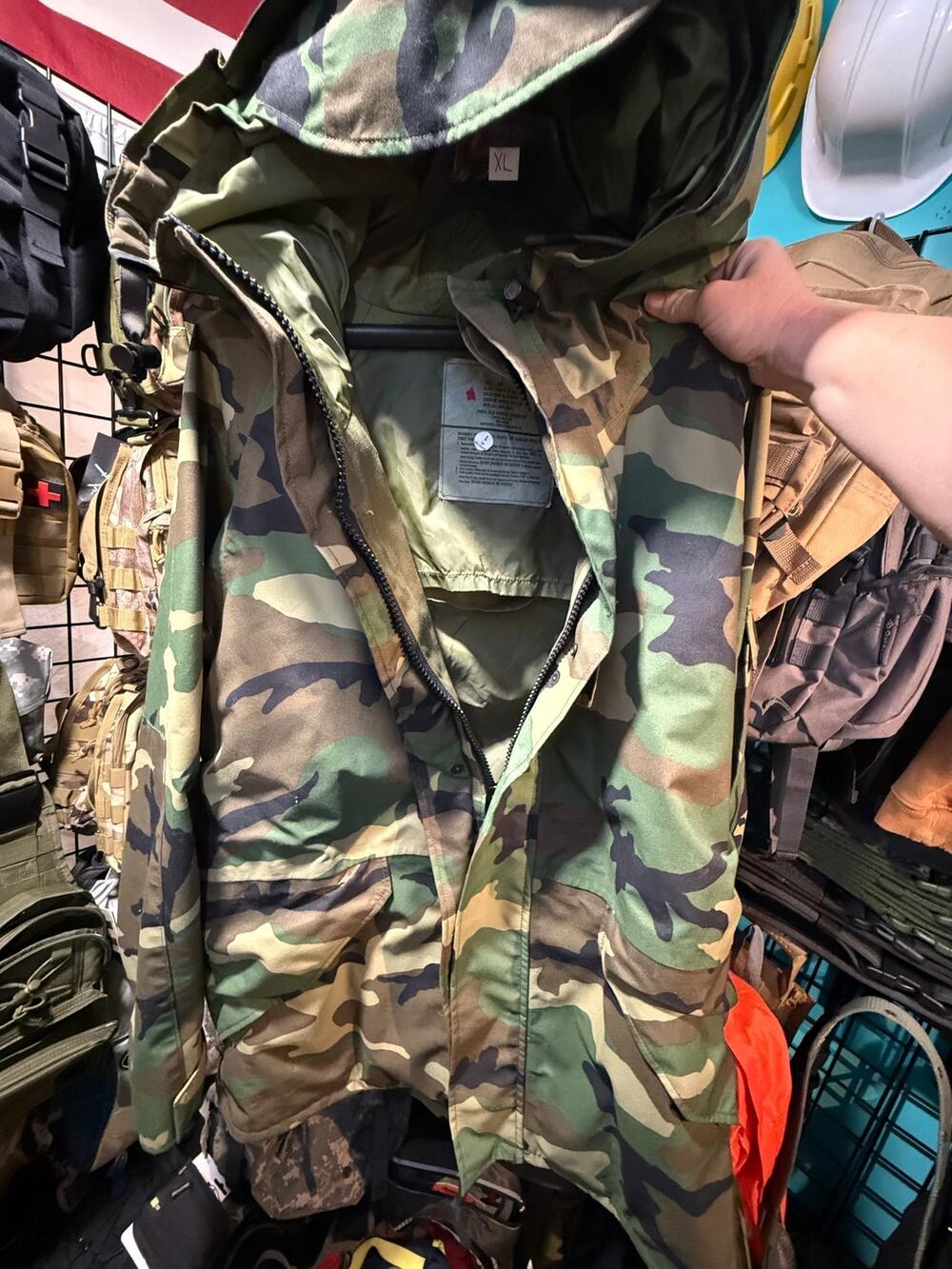 U.S. Military LARGE LONG GORE-TEX ECWCS Extended Cold Weather Parka Jacket Coat